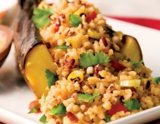 Caribbean Blend Quinoa Stuffed Plantain